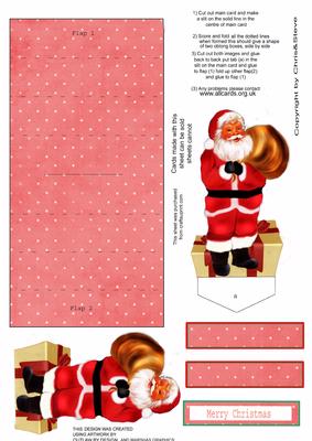 Stand Up Christmas Trophy Card