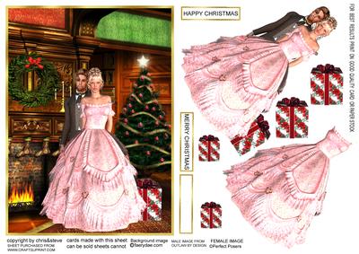A Vintage Christmas Decoupage