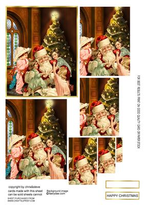 A Vintage Christmas Oblong Pyramage
