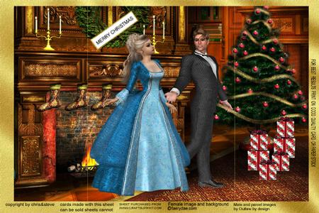 Christmas Together Gate Fold Card Kit