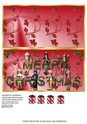 Merry Christmas Children D/l Quick Card