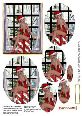 Whats Santa Bringing You Oval Pyramage