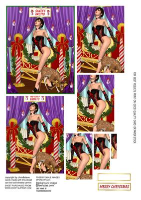 Santa's Grotto Oblong Pyramage