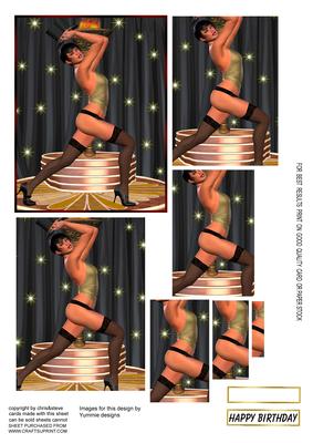 Cabaret Star Oblong Pyramage