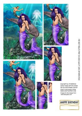 Mermaids 1 Oblong Pyramage
