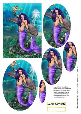 Mermaids 1 Oval Pyramage