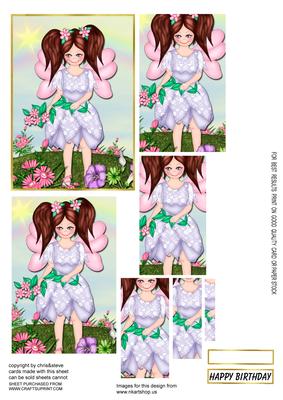 Cute Little Fairy Oblong Pyramage