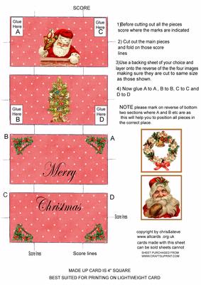 Santa Neverending Card