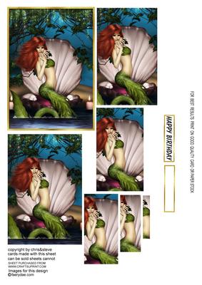 Mermaid 3 Oblong Pyramage