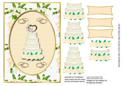 Wedding Decoupage / A5 Card Front