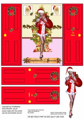 Mrs.clause Saucy Gate Fold