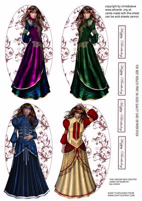 Elegant Young Ladies