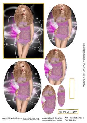 Out of This World Sexy Girl Oval Pyramage