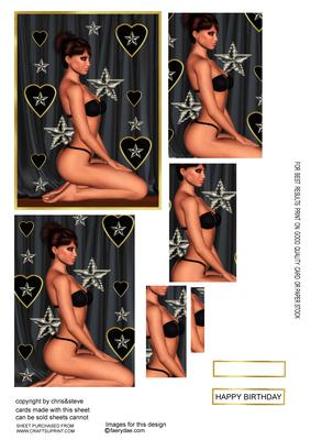 Gothic Pinup 2 Oblong Pyramage