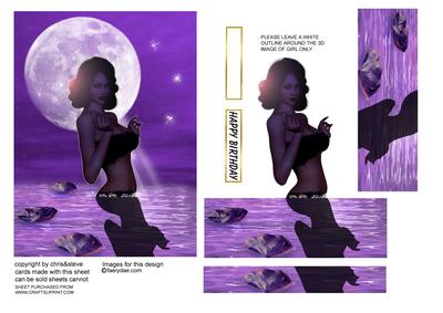 In the Moonlight Decoupage