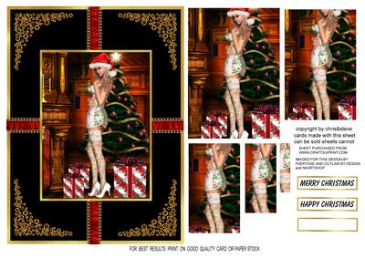 Santa Baby 3a Decoupage