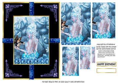 Ice Blue with Fairy Pyramage