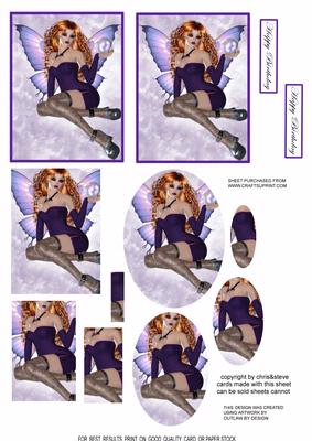 Sexy Gothic Fairy Pyramage