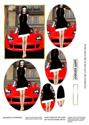 Racy Little Number Oval Pyramage