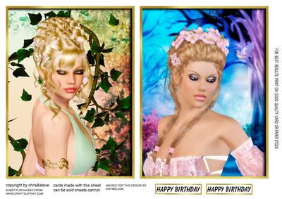 Earth Bound Beauties 5 and 6 Toppers