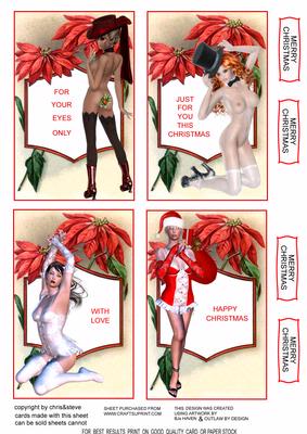 For Your Eyes Only Christmas Toppers