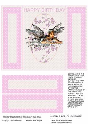 Beleive Gate Fold Fairy Card