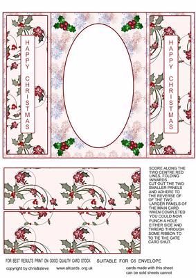 Embelish Your Own Christmas Gate Fold Card