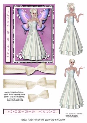 Aint She Sweet 50 Fairy Decoupage