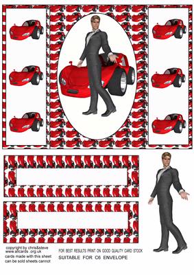 Mr. Smooth Gate Fold Card Ideal for Birthday or Fathers Day