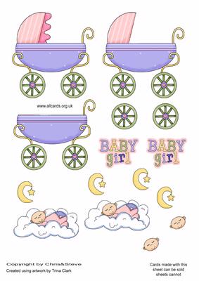Your Baby Girl Decoupage