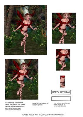 Aint She Sweet 54 the Red Wood Fairy