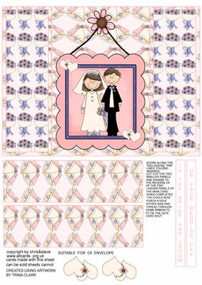 On Your Wedding Day 8 Gate Fold Card