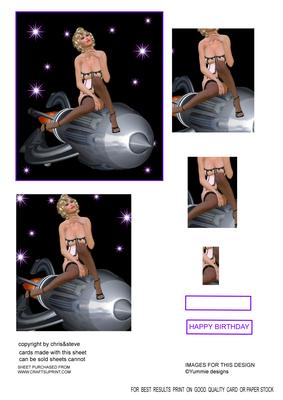 Spacegirl Pin Up 1