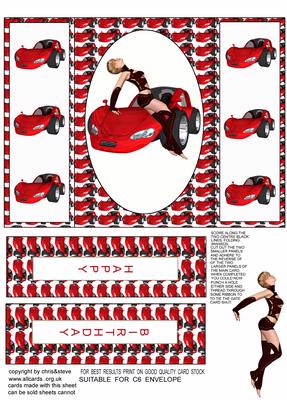 Some Like It Hot Gate Fold Card