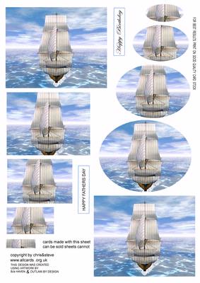 Tall Sailing Ship 2 Pyramid