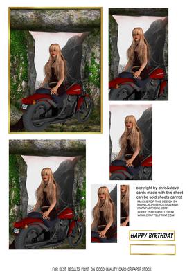 Biker Chic Oblong Pyramage