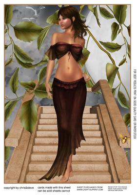 Pretty Girl Fantasy A4 Topper