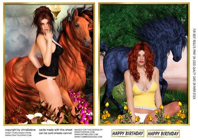 Horse Sense 1 and 2 Toppers