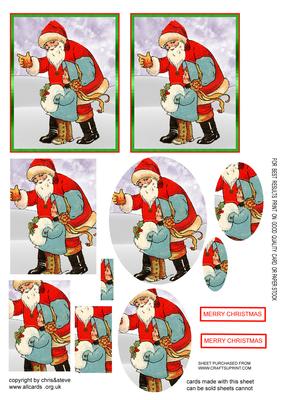 Santa and the Young Girl