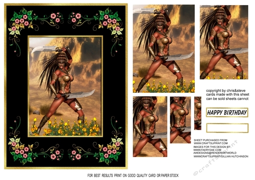 warrior girl 1