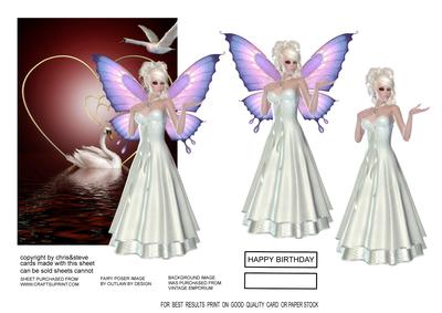 Aint She Sweet Fairy 73 Decoupage