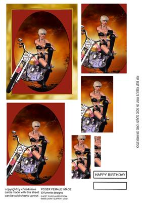Biker Chick 3 Pyramage
