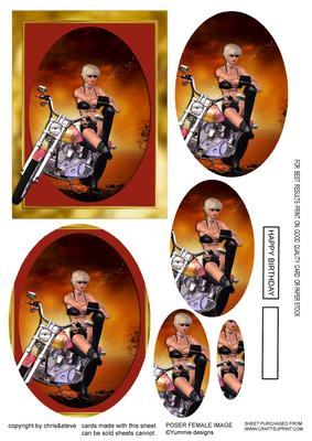 Biker Chick 4 Pyramage