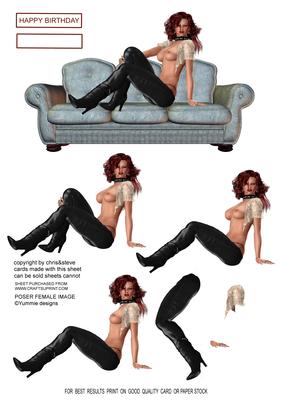 Sit with Me 2 Decoupage