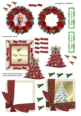 Happy Christmas Toppers
