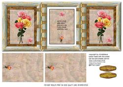 Say It with Roses Tri Fold