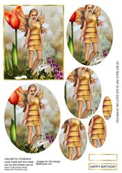 Aint She Sweet Summer Fairy 88 Oval Pyramage