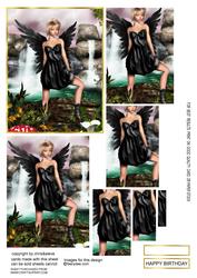 Aint She Sweet Black Fairy 90 Oblong Pyramage