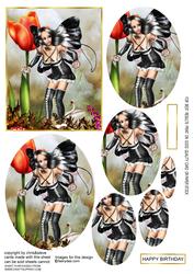 Aint She Sweet Fairy by the Lake 94 Oval Pyramage