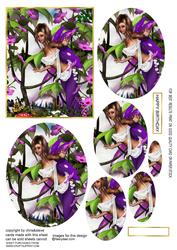 Aint She Sweet Forest Fairy 98 Oval Pyramage